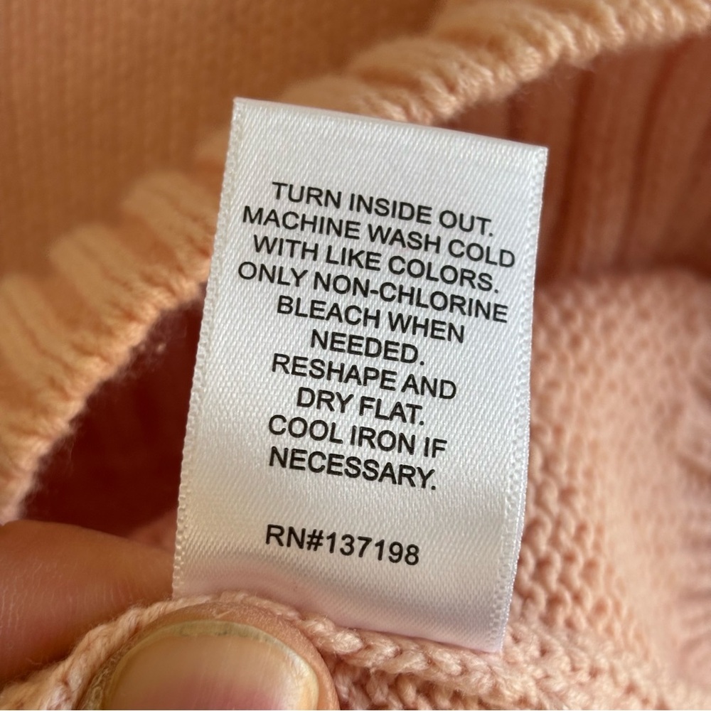 XOKR Kerri Rosenthal Women’s S Heart Colorblock V-Neck Knit Sweater Pullover NWT - Picture 11 of 11